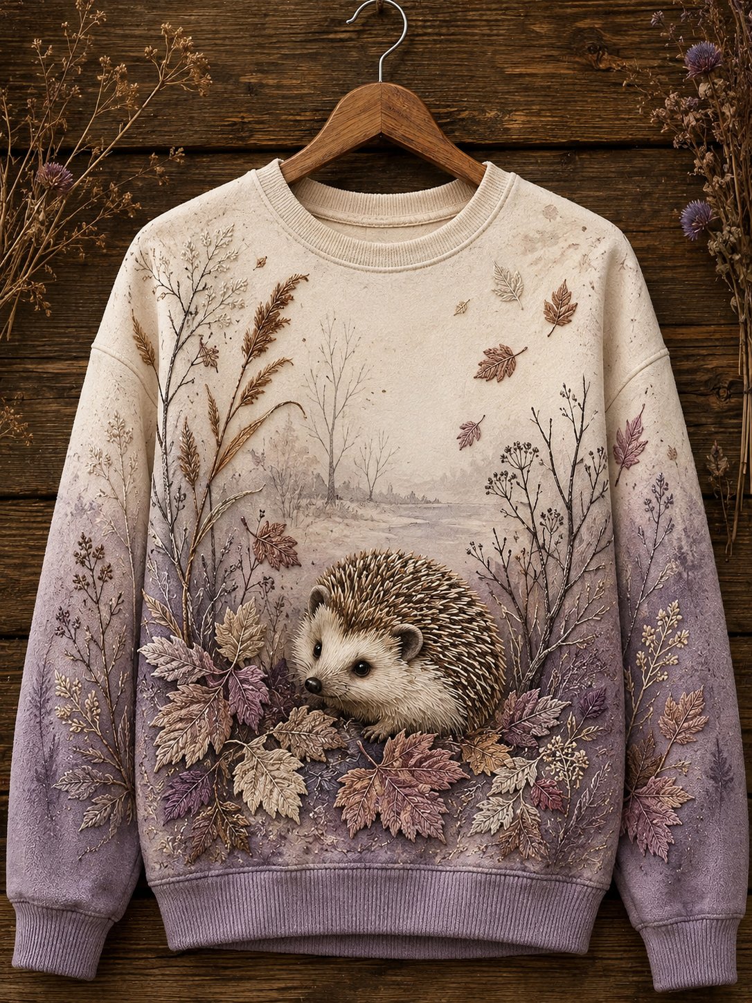 Women's Autumn Animal Print Sweatshirt