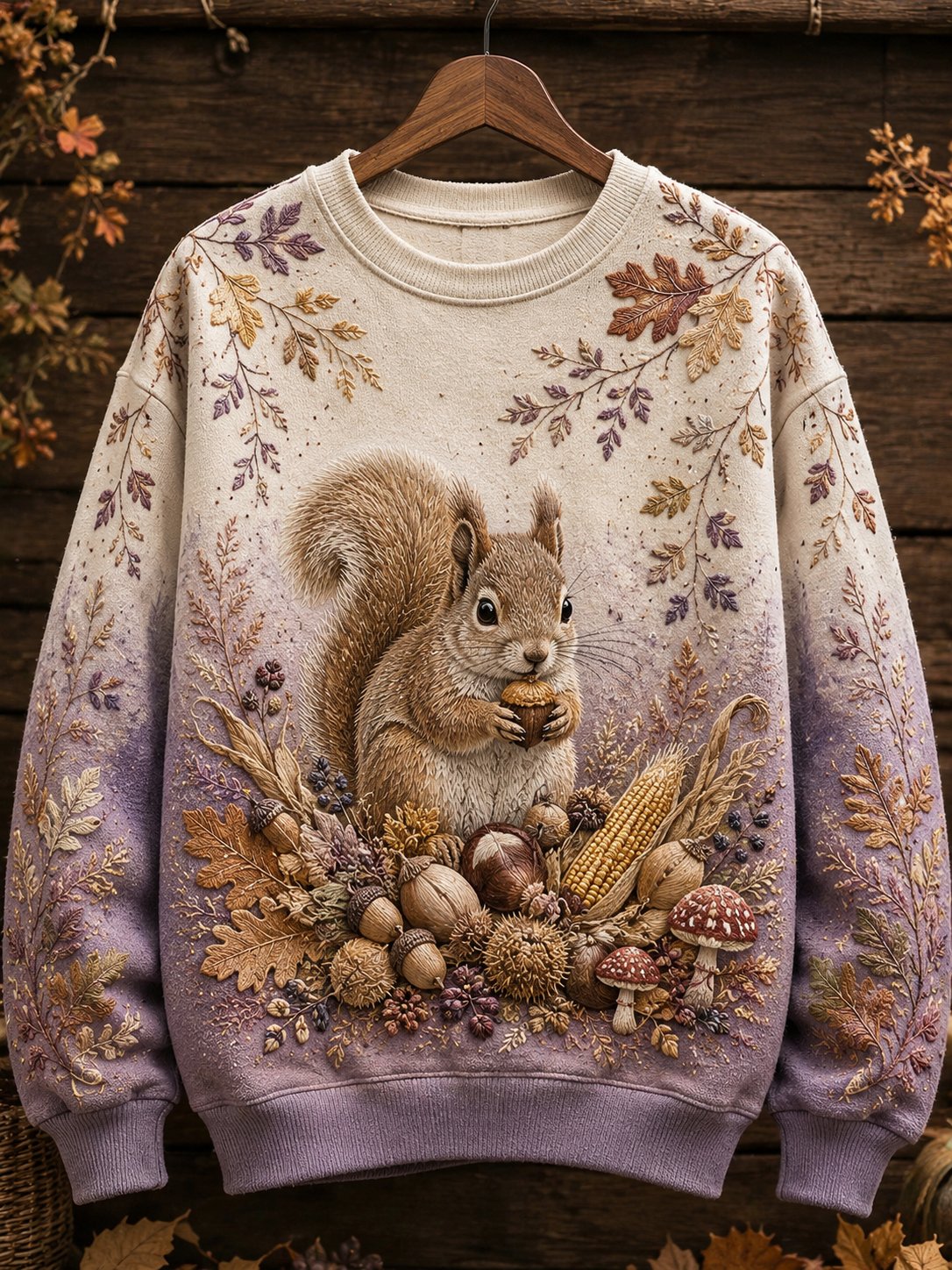 Women's Autumn Animal Print Sweatshirt