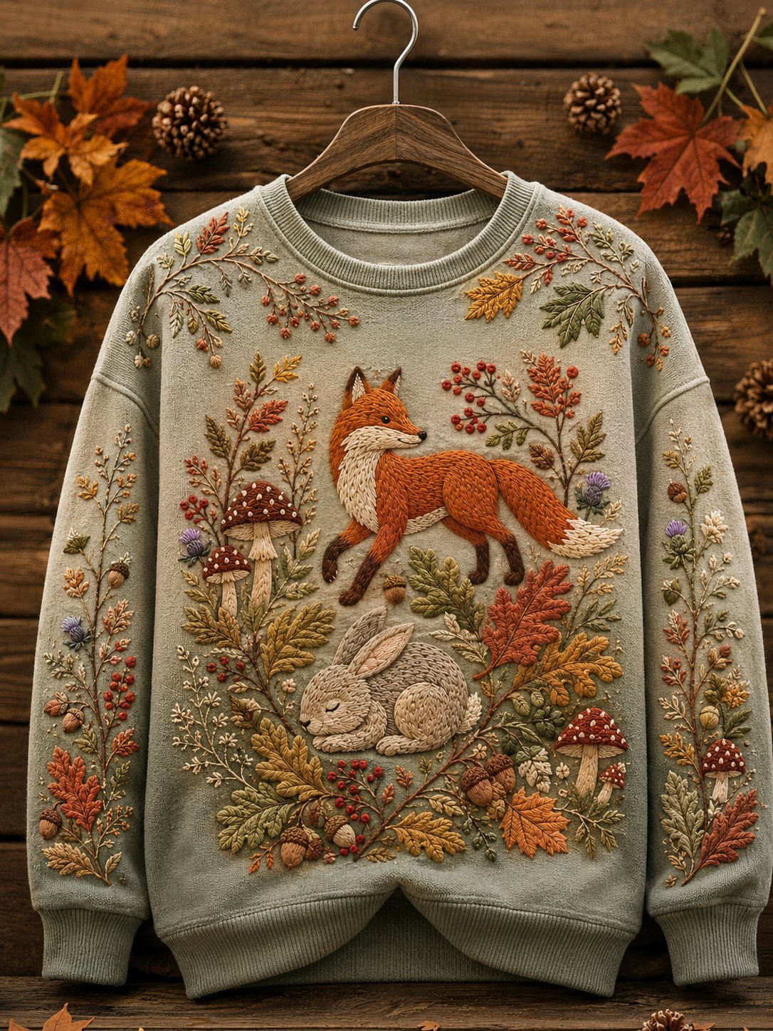 Women's Autumn Animal Printed Casual Sweatshirt