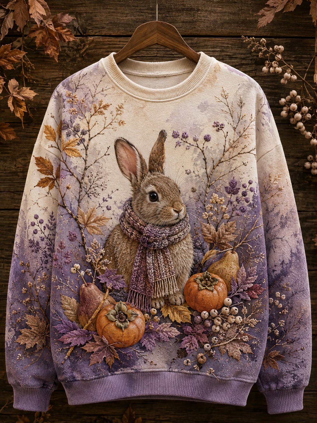 Women's Autumn Animal Print Sweatshirt