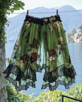 Summer Vacation Ruffle Lace Chiffon Shorts 2e8e