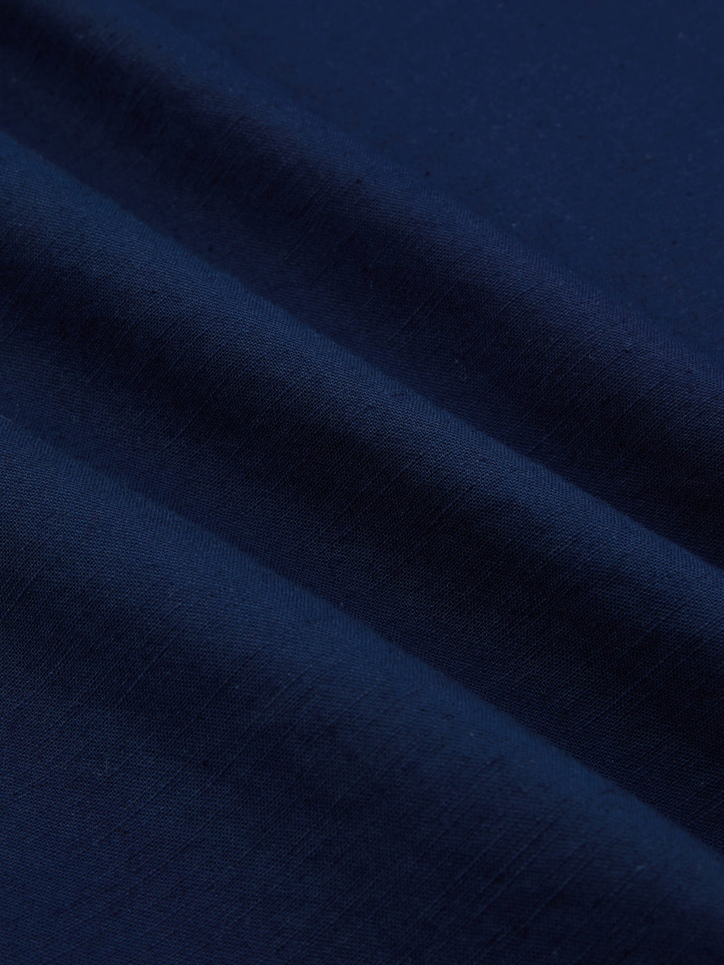 Maxi Cotton Dress, Long Sleeves, Stand Collar, Plain, Belt Design, French Vintage, Blue Purple