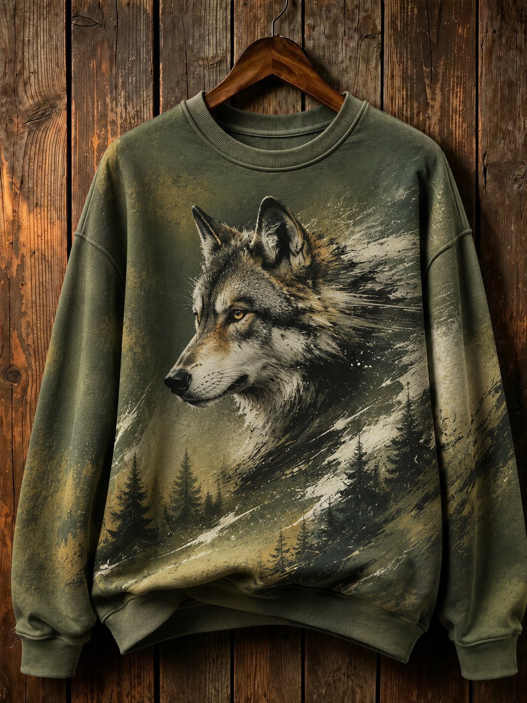 Women's Outdoor Casual Animal Print Sweatshirt