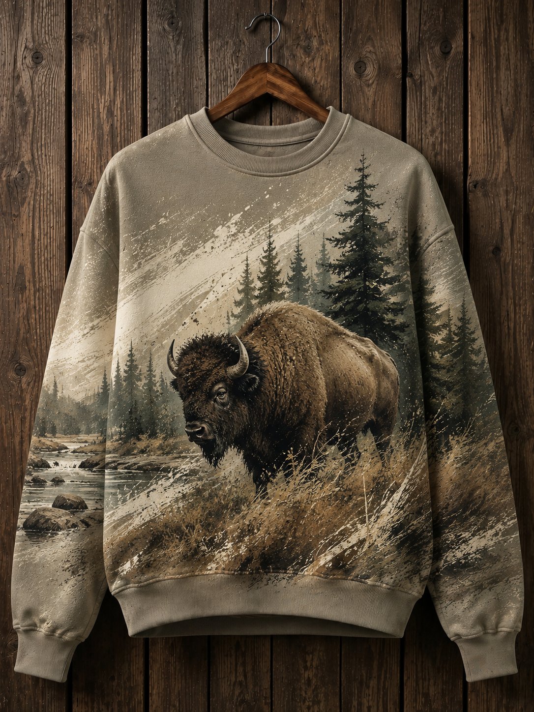 Women's Outdoor Casual Animal Print Sweatshirt