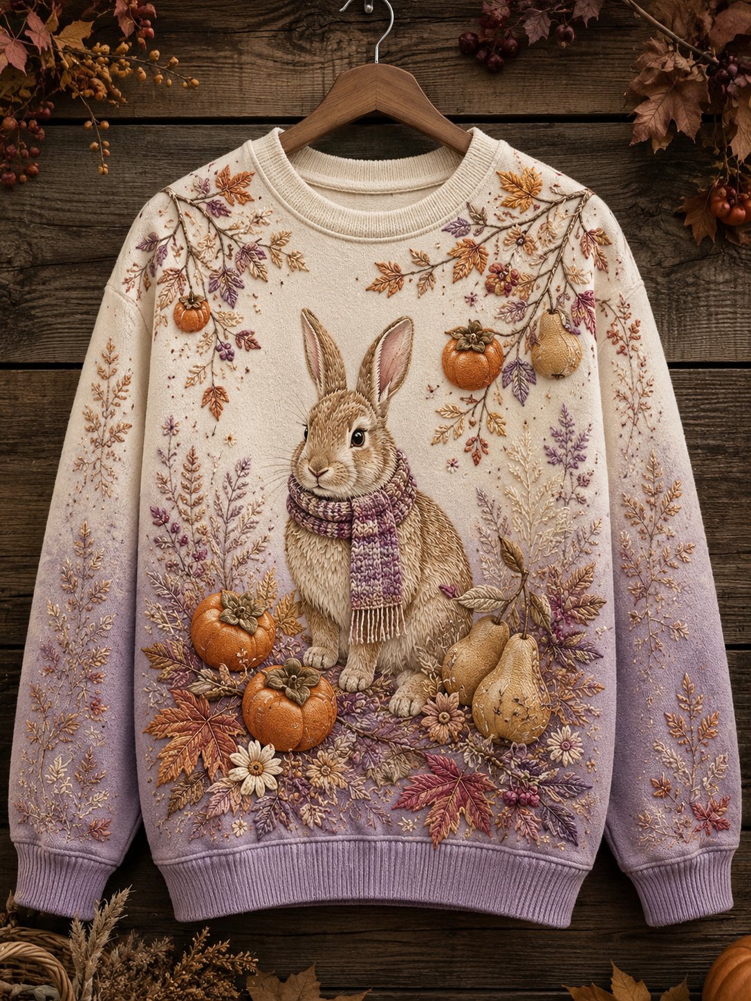 Women's Autumn Animal Print Sweatshirt