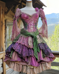 Renaissance-inspired country style vacation dress 96ae a414