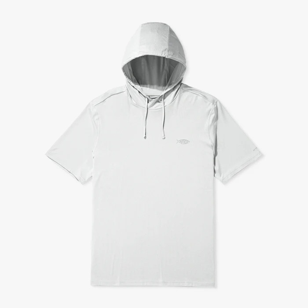 Sudadera con Capucha de Manga Corta para Pesca y Exterior – Protección Solar UPF 50+