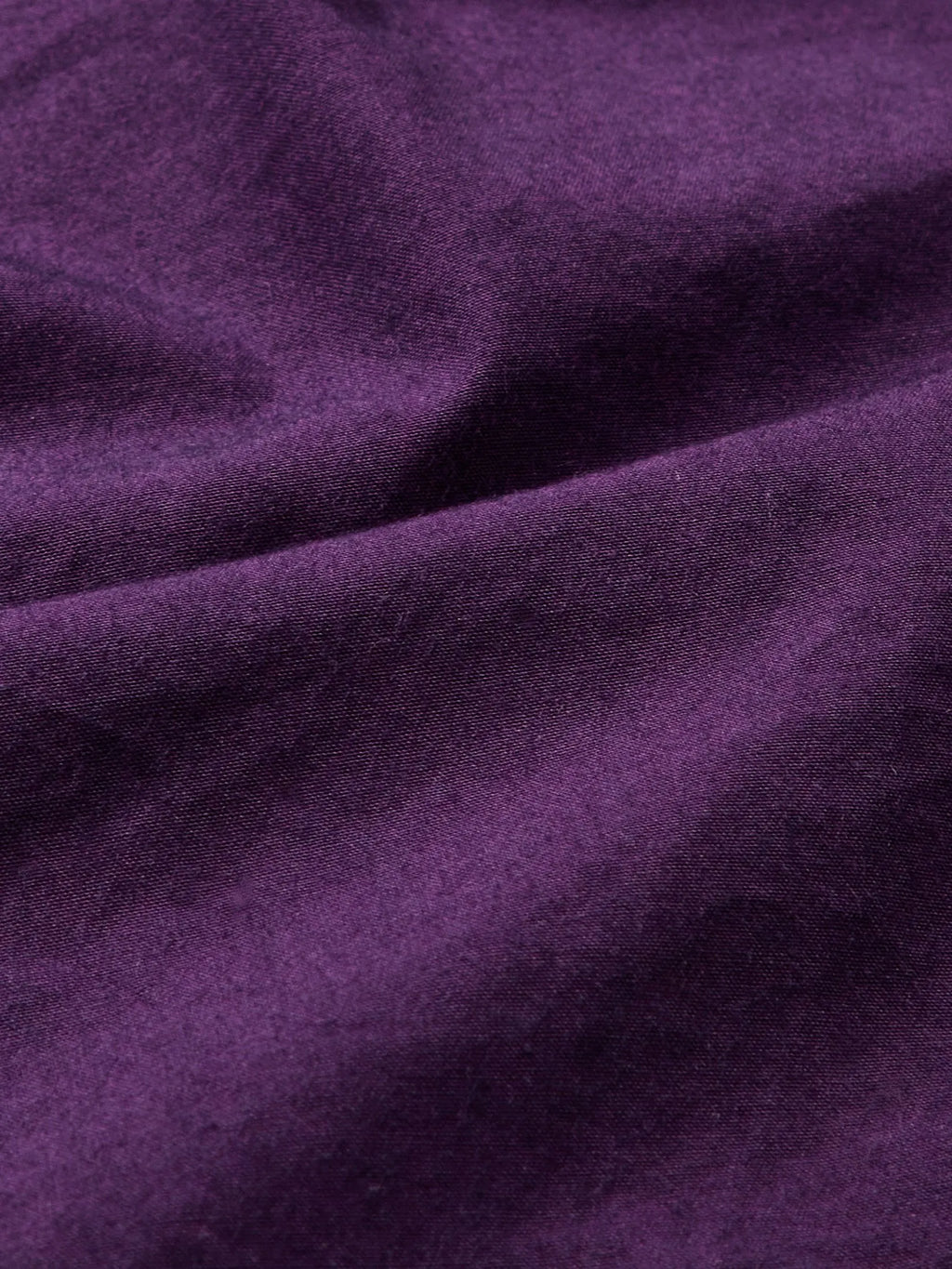Maxi Cotton Dress, Half Sleeve, Turtleneck, Plain, Button Design, Vintage, Deep Purple, Halloween