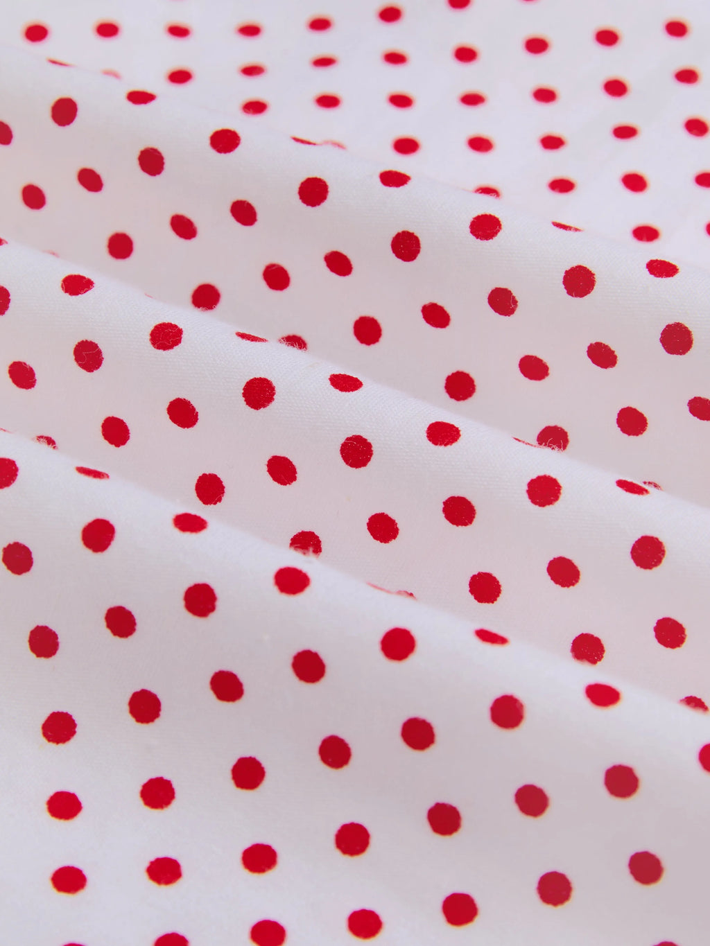 Cotton Maxi Dress, Short Sleeve, Square neck, Polka Dots, Vintage, White，Pure cotton