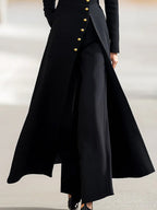 Elegant Long Blazer And Trousers Set