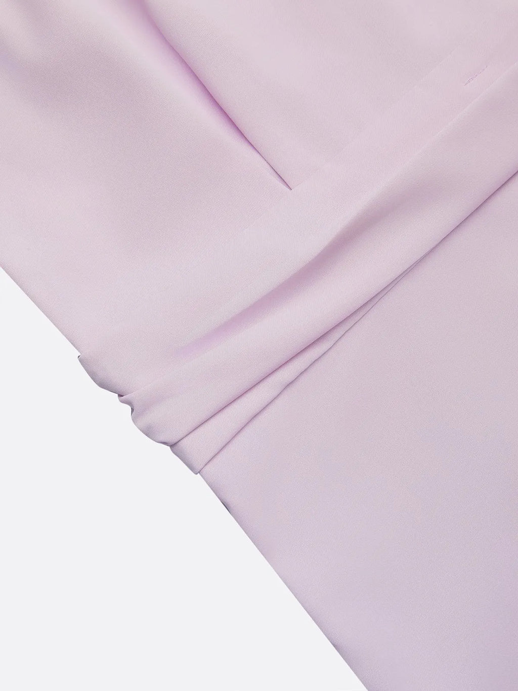lavender Ruched Classic Boat Neck Cap Sleeve Raglan Sleeves Mermaid Floor-length Gown Dress