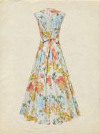 Maxi Cotton Dress, Sleeveless, V Neck, Floral, Lace, Vintage, White