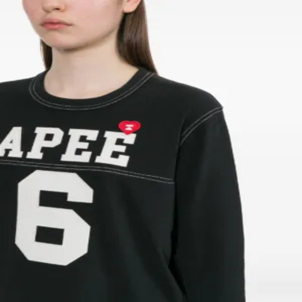👕 Maglia a Maniche 3/4 APEE "6" Nero