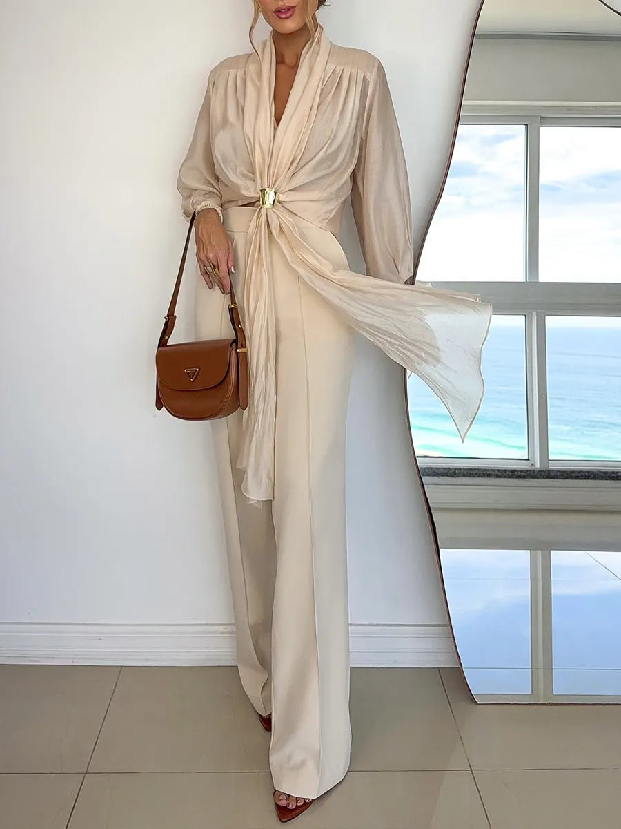 An Elegant And Cozy Shirt With Multiple Ways To Wear