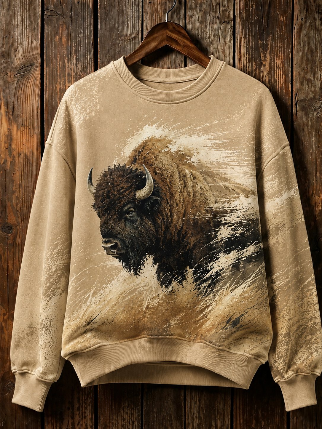 Women's Outdoor Casual Animal Print Sweatshirt