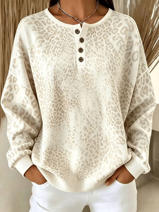 Women'S Casual Printed Sweatshirt