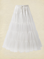 Multi-Layered Petticoat for Effortless Volume-Black