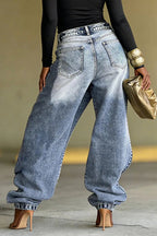 Women's Two-Piece Street Style Fashion Jeans
