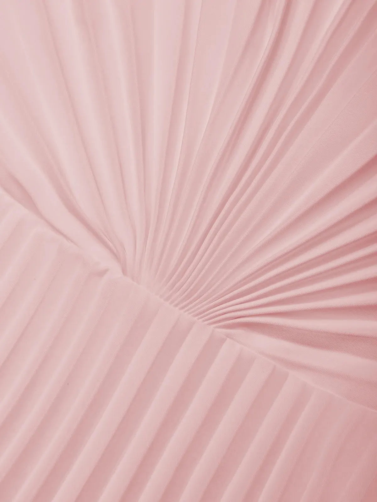 Pink Pleated Classic Strapless Sleeveless A-Line Maxi Dress