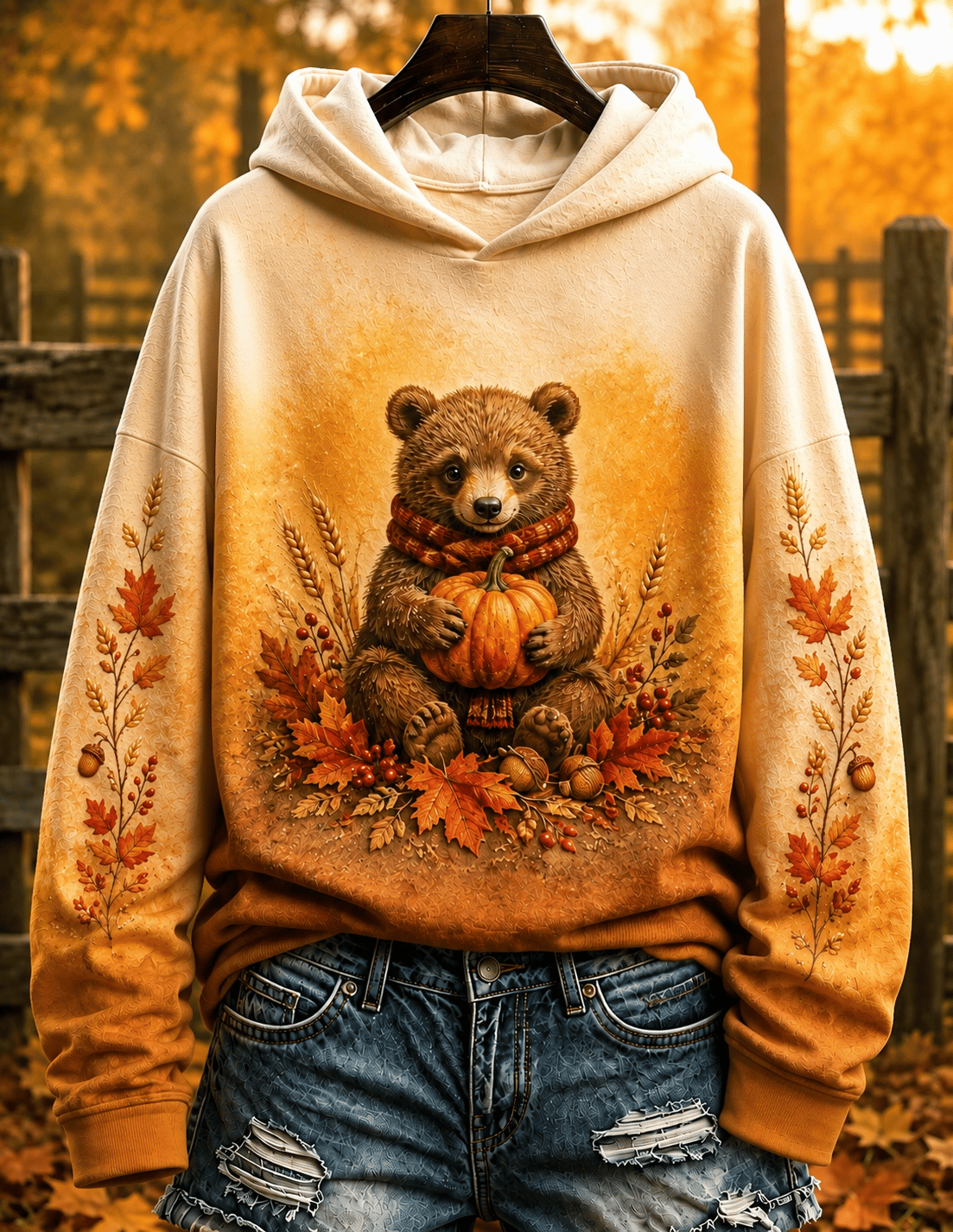 Women's Fall Animal Print Sweatshirt