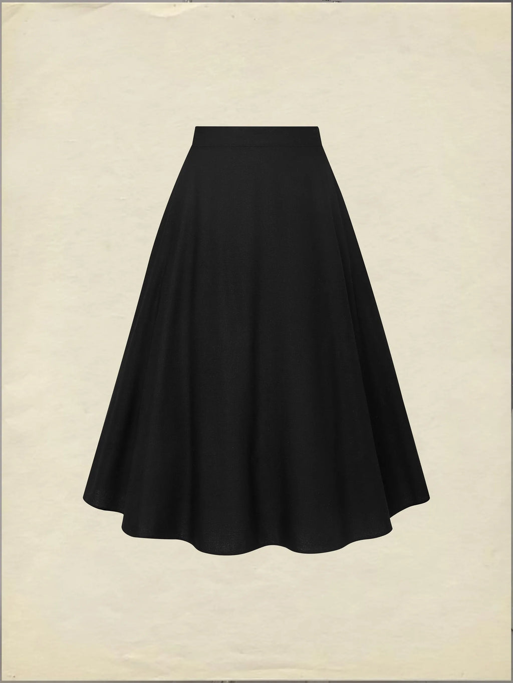 Midi Linen Skirt Set, Long Sleeves, Lapel Collar, Plain, Button Design, Vintage, White