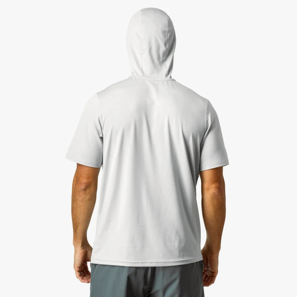 Sudadera con Capucha de Manga Corta para Pesca y Exterior – Protección Solar UPF 50+