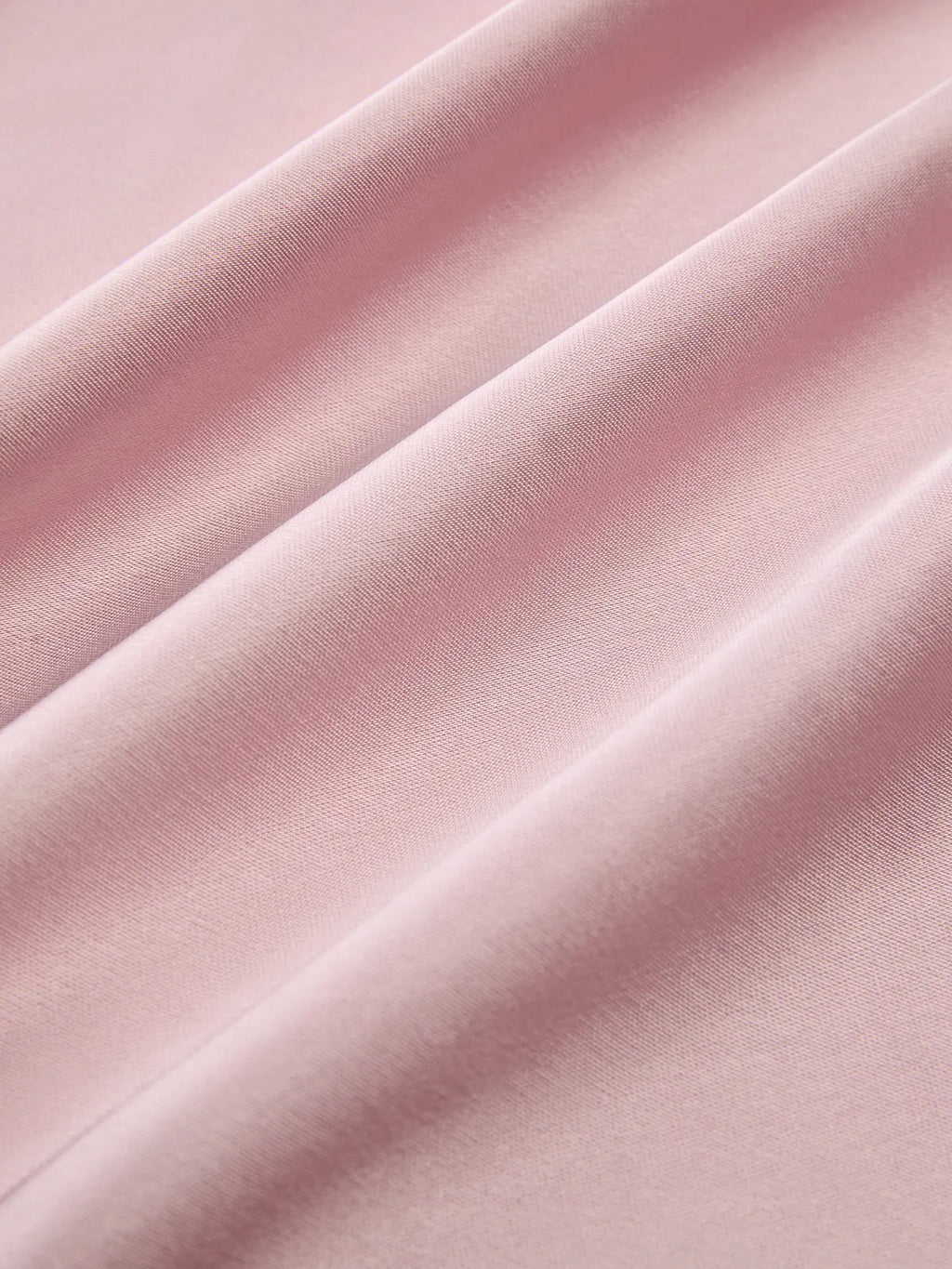 Pink Ruched Satin One Shoulder Sleeveless A-Line Gown Dress