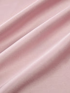Pink Ruched Satin One Shoulder Sleeveless A-Line Gown Dress
