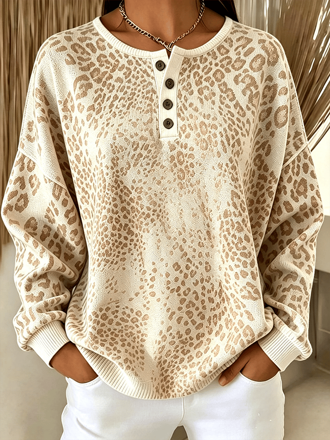 Women'S Casual Printed Sweatshirt
