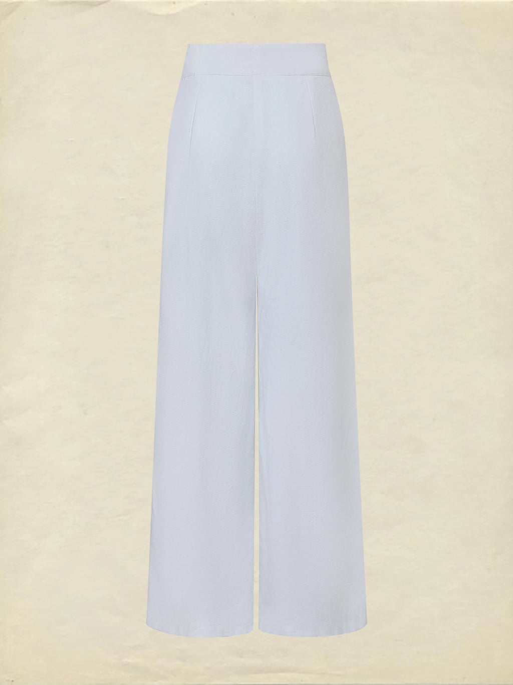 Cotton Pants, Plain, French Vintage, White