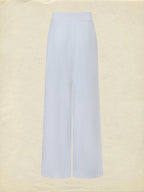 Cotton Pants, Plain, French Vintage, White