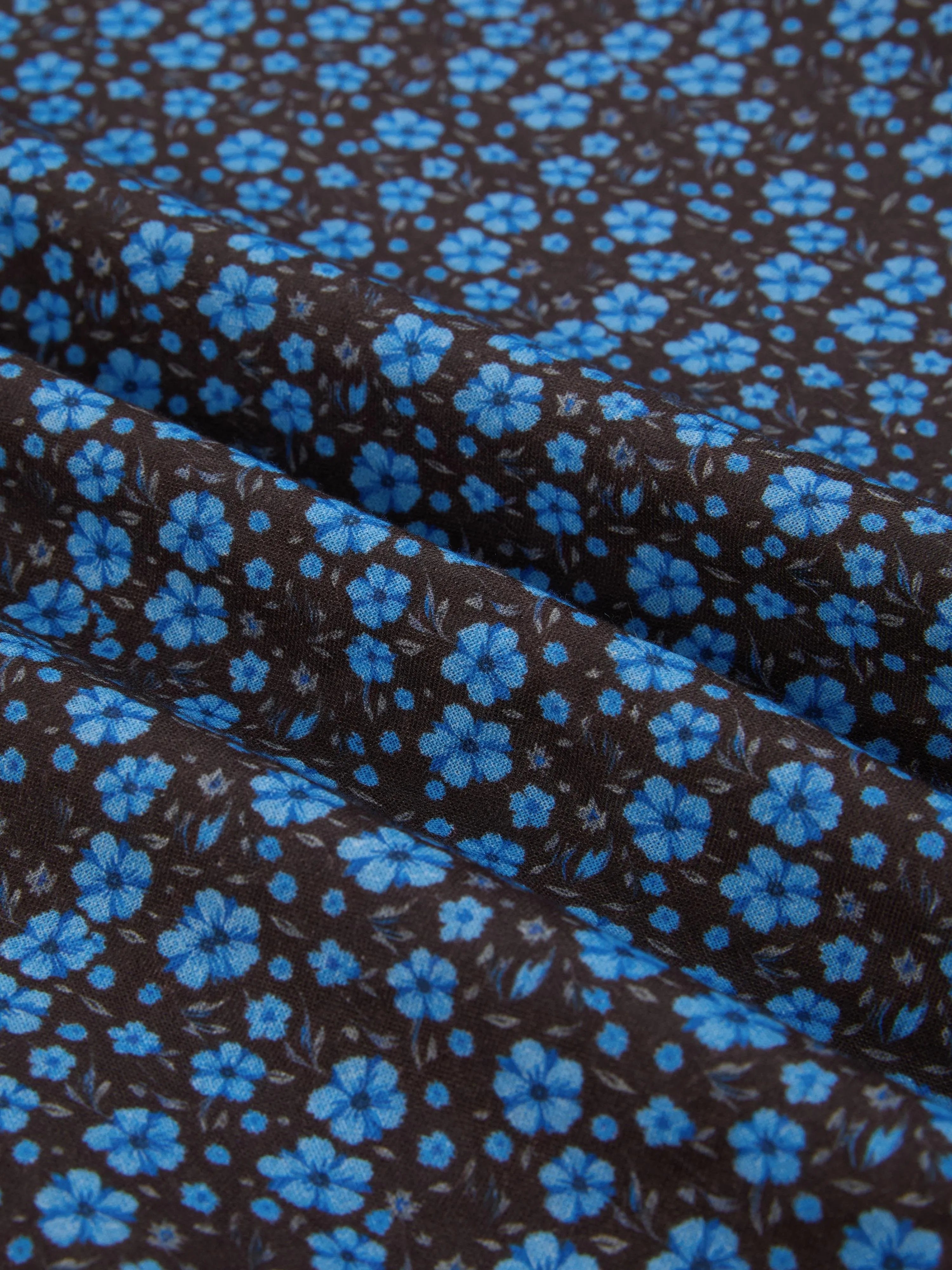 Maxi Cotton Dress, Sleeveless, V Neck, Floral, Lace, Vintage, Blue