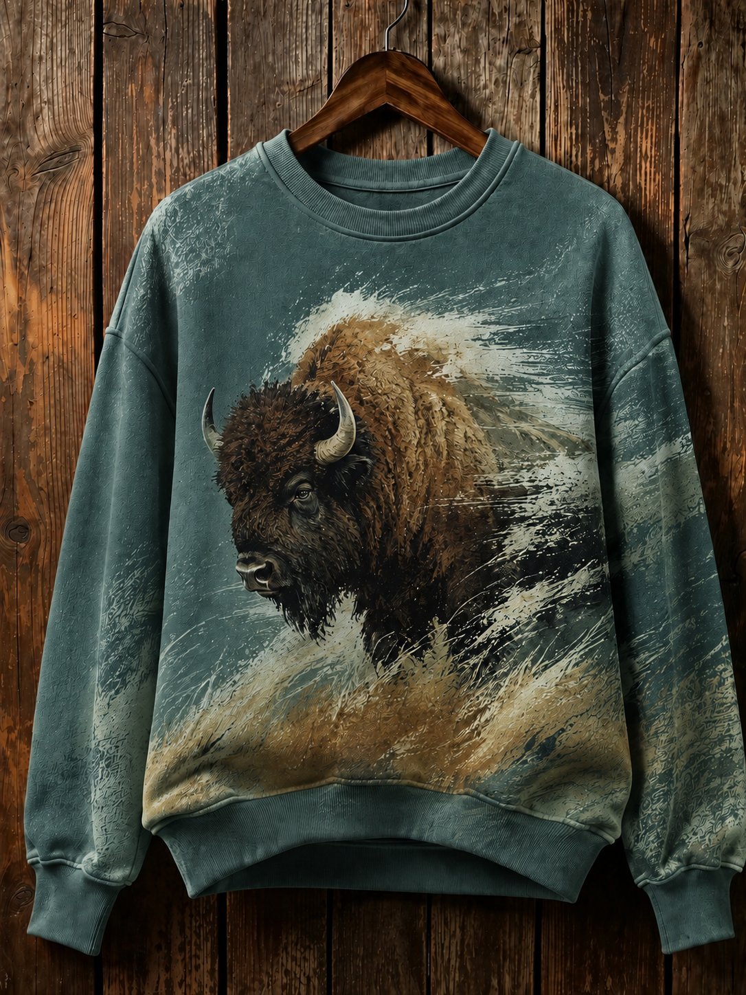Women's Outdoor Casual Animal Print Sweatshirt