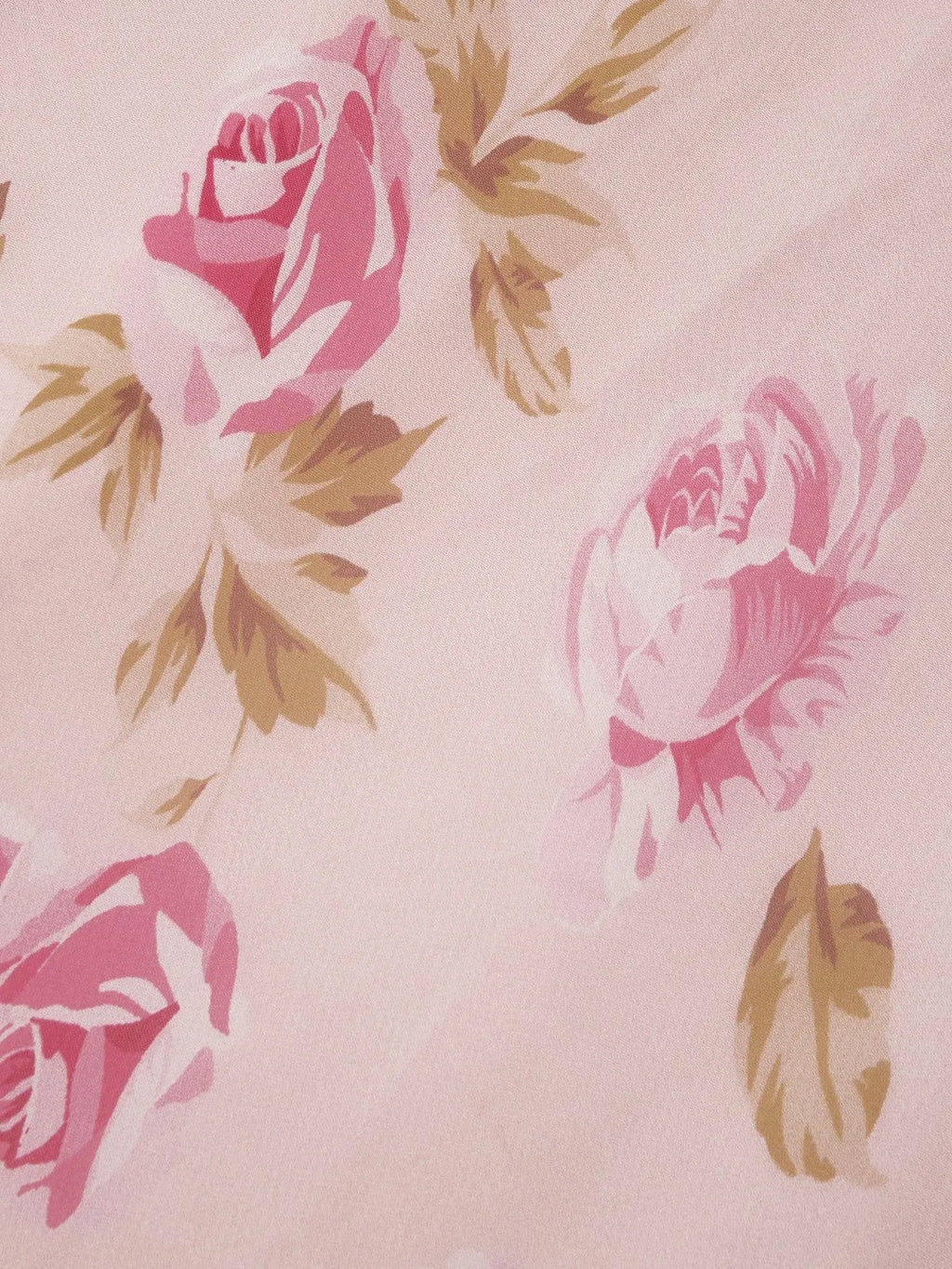 Pink Classic Floral Halter Short Sleeve A-Line Maxi Dress