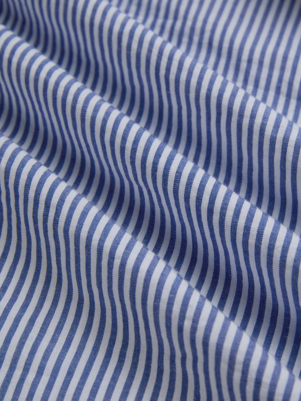 Linen Blouse, Sleeveless, Off The Shoulder, Striped, 3D Floral, French Vintage, Blue