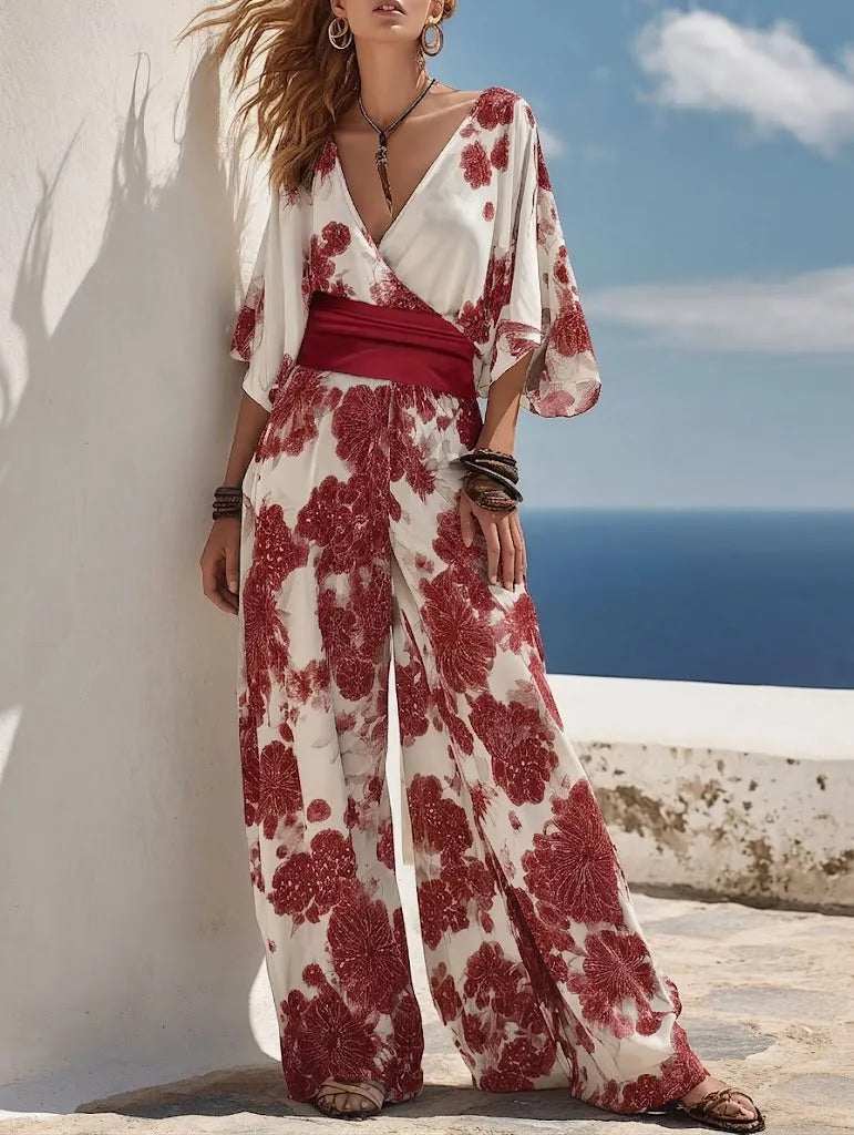 Cozy Printed Jumpsuit