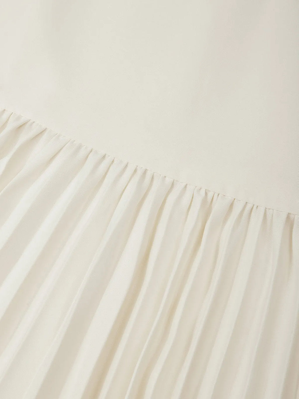 Off White Ruched Split Joint Knit Spaghetti Sleeveless Sheath Maxi Dress