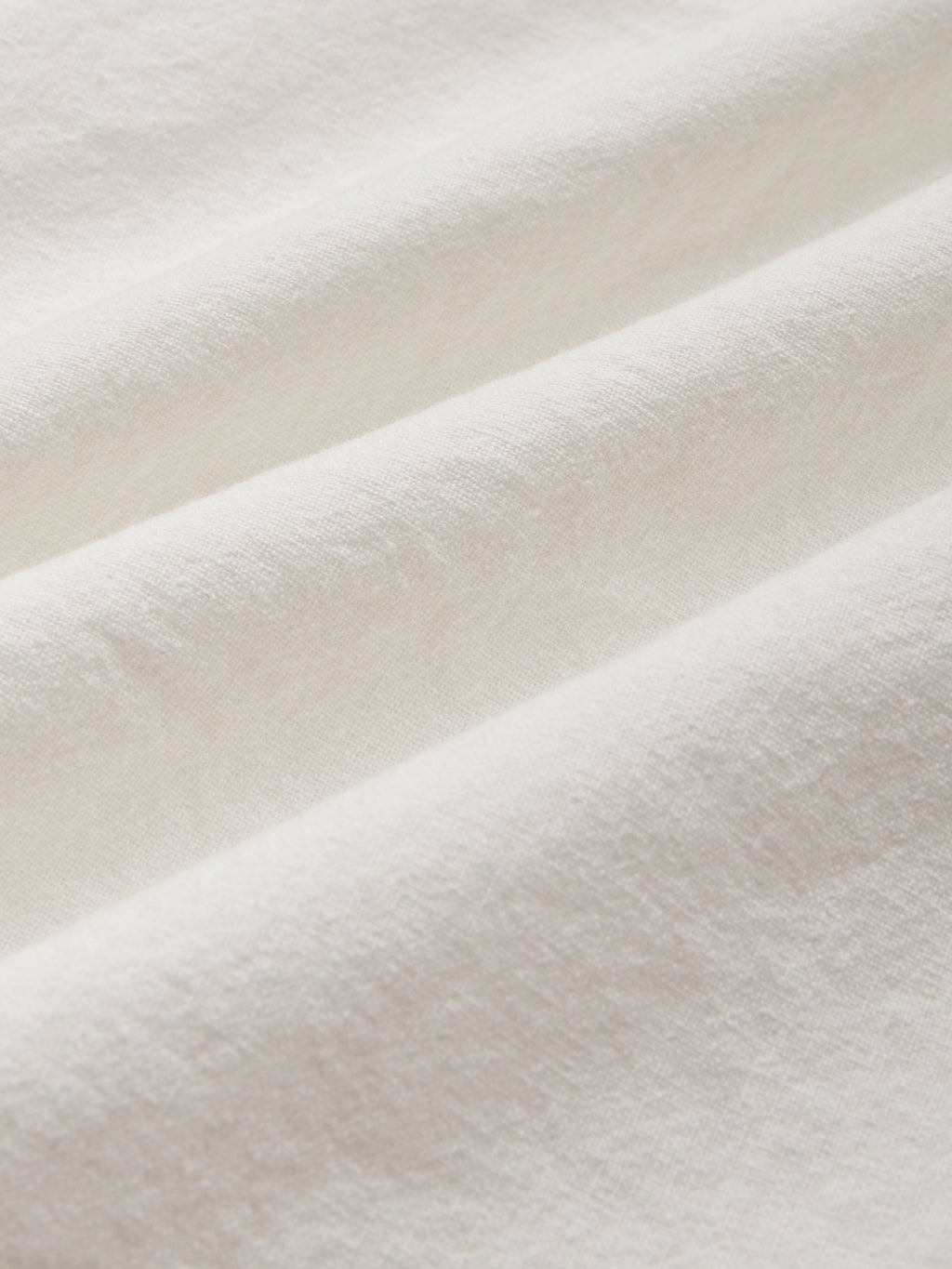 Midi Linen Dress, Short Sleeves, Shawl Collar, Plain, Button Design, French Vintage, White