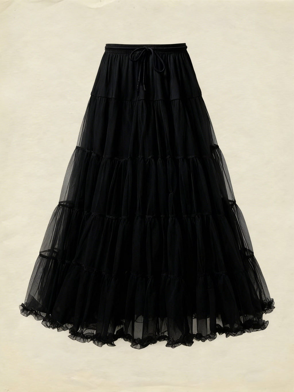 Jane Collection - Multi-Layered Petticoat for Effortless Volume-White