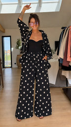 Polka Dot Lightweight Two-Piece Set