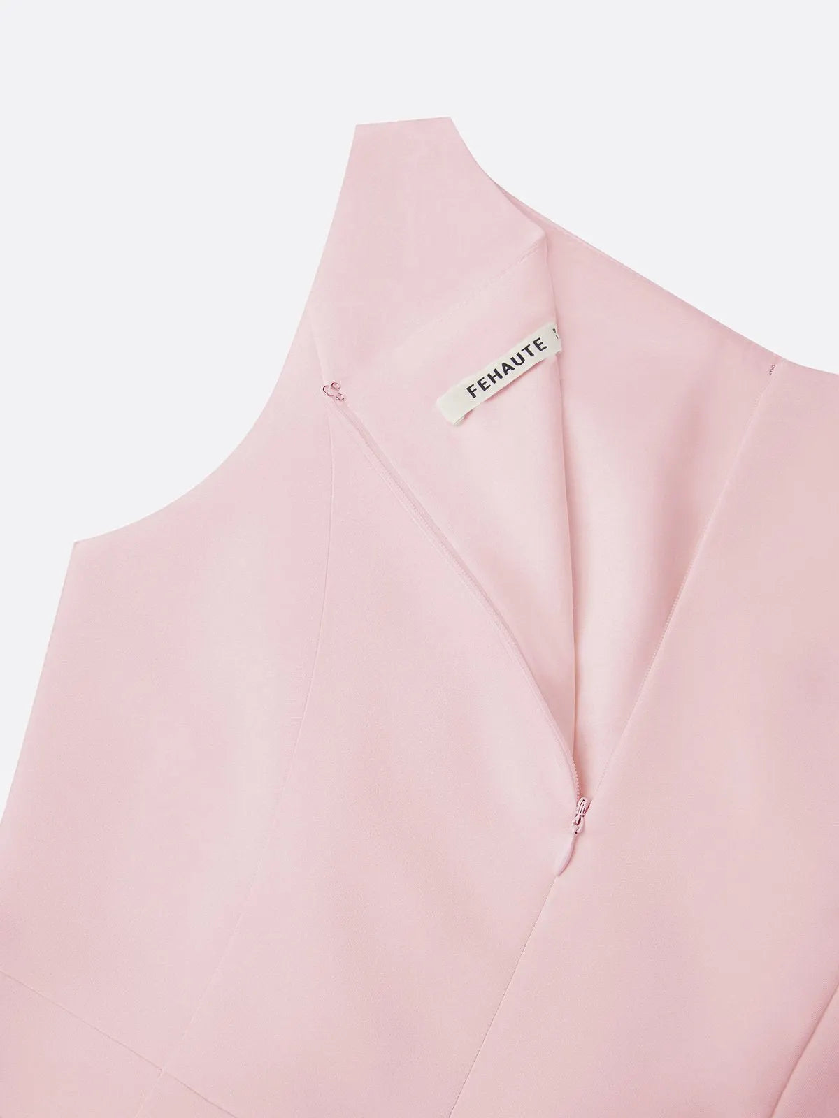 Pink Pleated Classic Boat Neck Sleeveless A-Line Floor-length Gown Dress