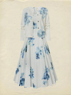 Maxi Cotton Dress, Sleeveless, Square Neck, Floral, Pocket Design, Vacation, Vintage, White