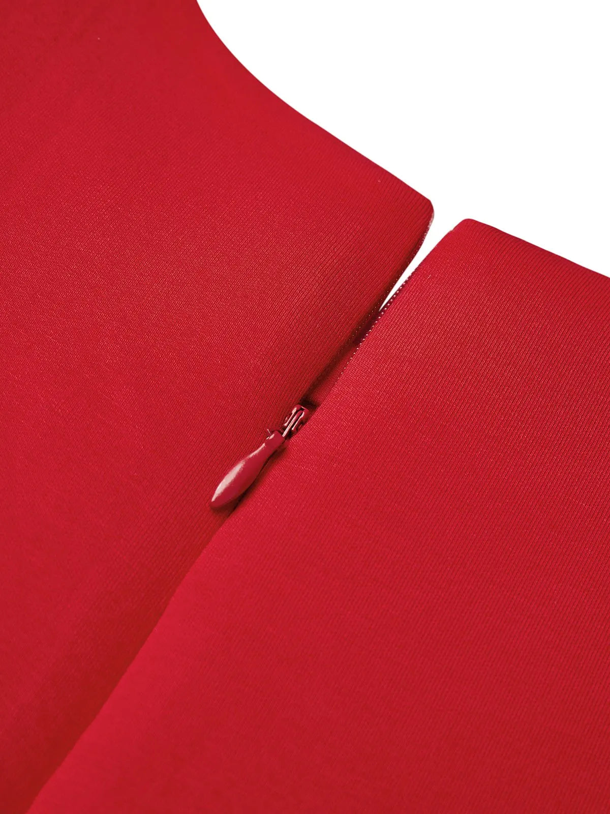 Red Sleeveless Midi Dress Elegant Ruched Waist & Flounce Hem for Weddings and Parties