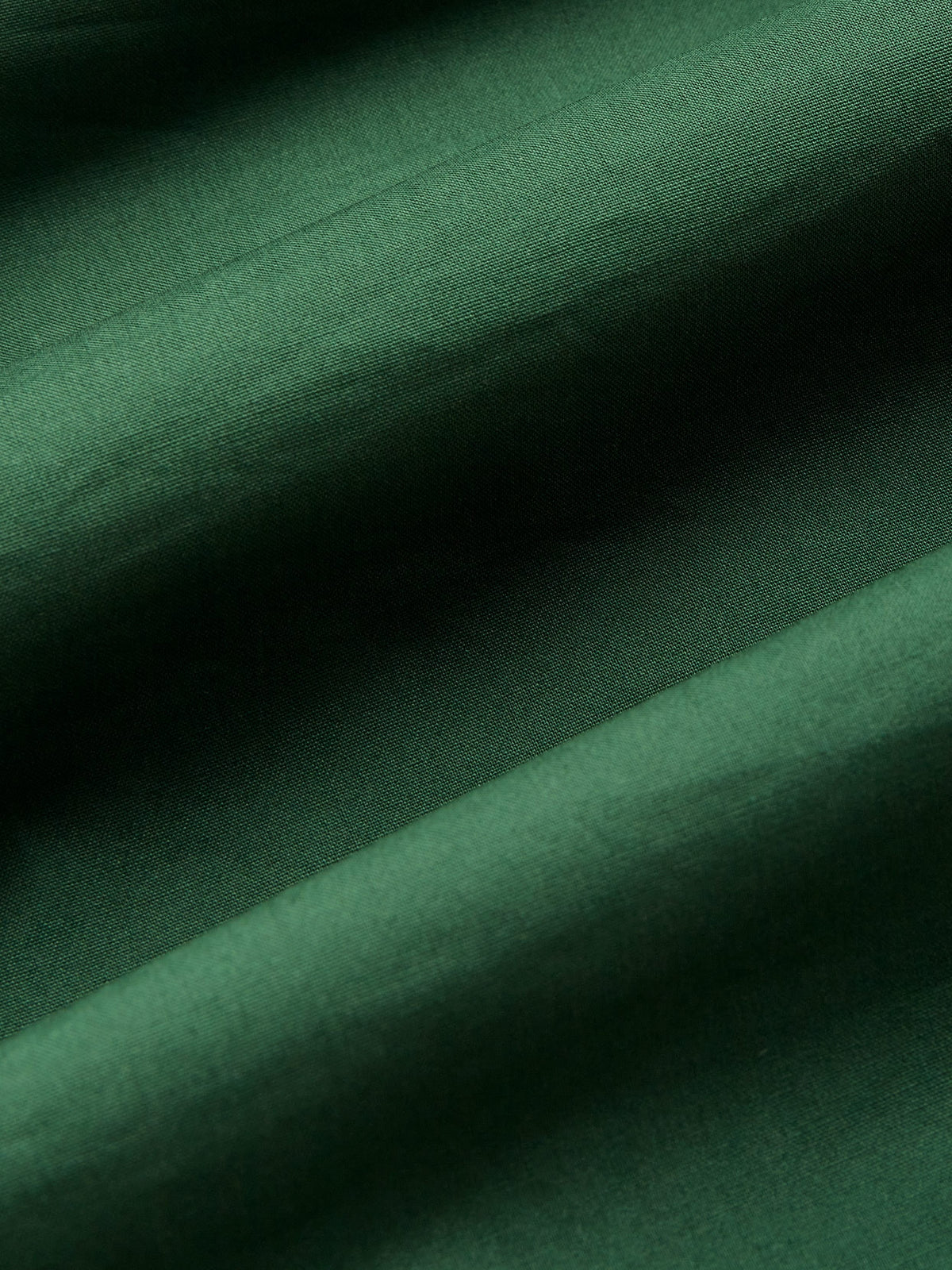Cotton Maxi Dress, Balloon Sleeve, V neck, Plain, Vintage, Dark Green