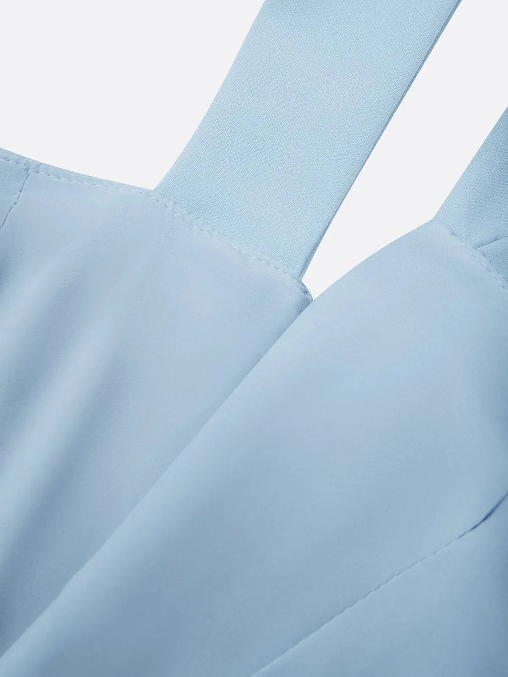 Light Blue Bow Lace Classic Sweetheart Neckline Sleeveless Mermaid Maxi Dress