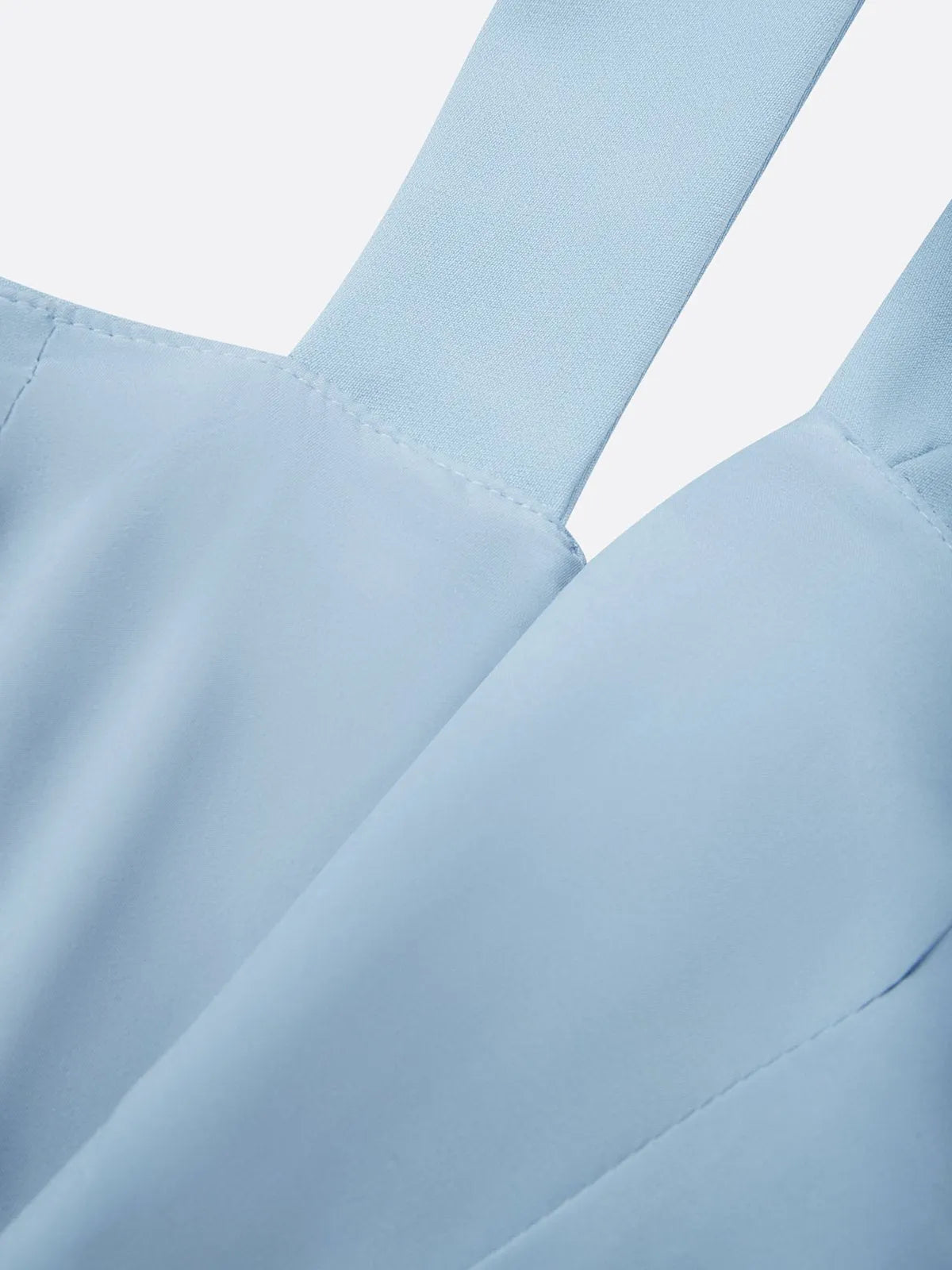 Light Blue Bow Lace Classic Sweetheart Neckline Sleeveless Mermaid Maxi Dress