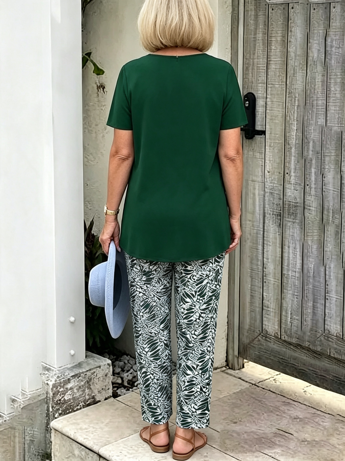Vacation Two Piece Set Casual Holiday Loose Suit Two Piece Seaside Suit Holiday Clothing Sun Protection Suit