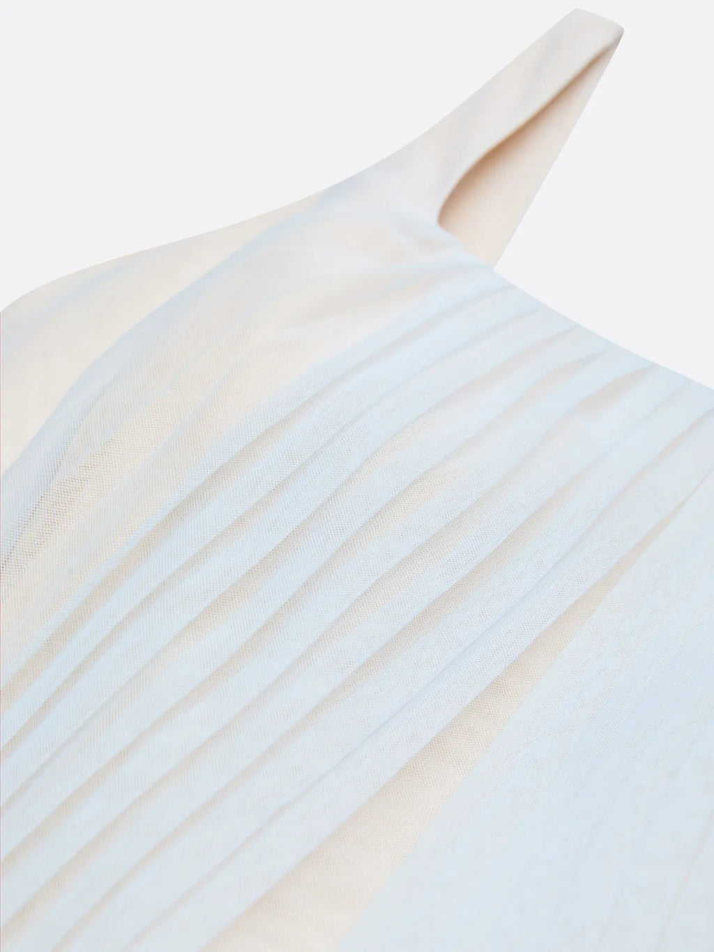 Light Blue Ruched Classic Square Neck Sleeveless A-Line Midi Dress