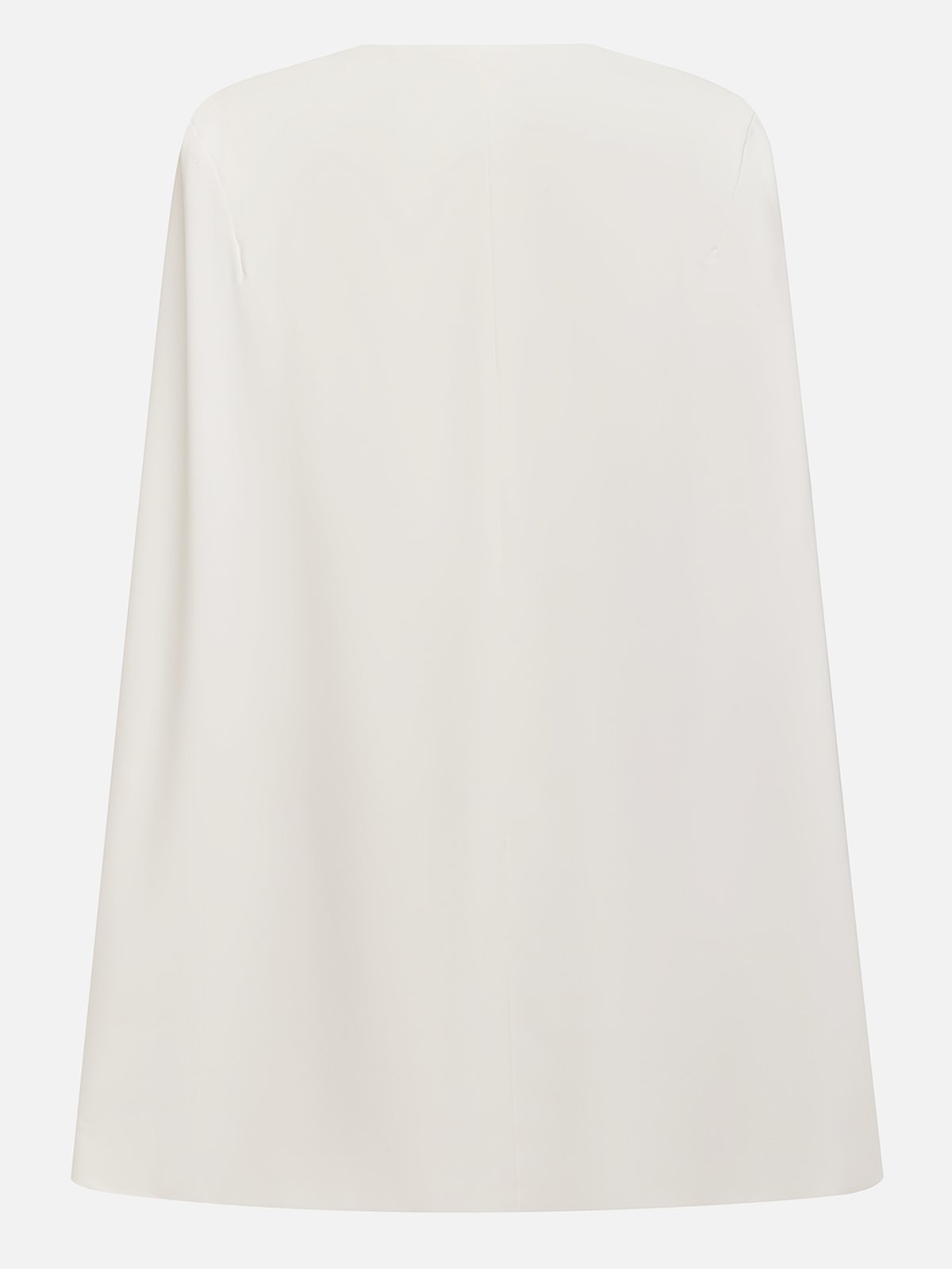 White Buckle Blazer V Neck Sleeveless A-Line Mini Homecoming Dress