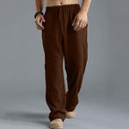 Men'S Vintage Drawstring Casual Cotton Linen Pants